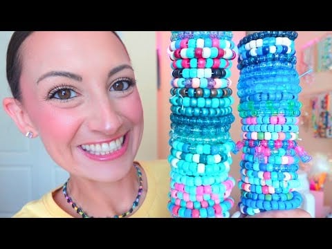 ASMR Decluttering My Friendship Bracelet Collection