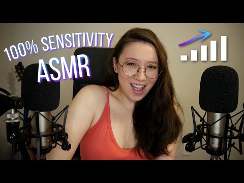 ASMR at ✨100% ✨ Sensitivity! 😮 Crazy Sensitive Ear to Ear Whispering