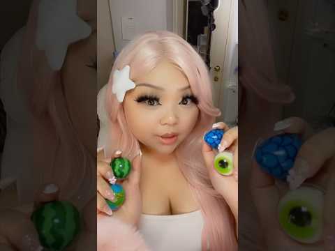 4 gummy balls #asmr #mukbang #eatingsounds