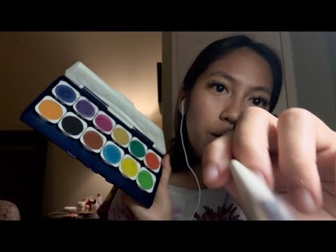 ASMR PAINTING YOUR FACE IN 1 MIN 🎨