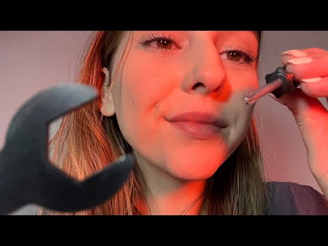 ASMR Fixing you 🛠️ (screen touching, lights, good stuff)