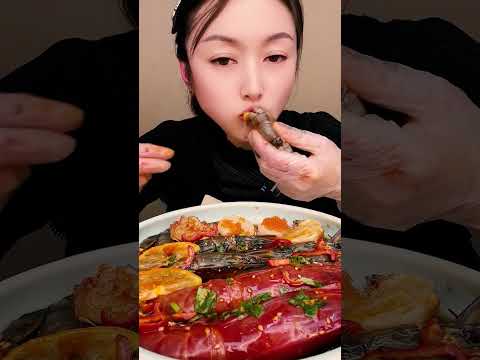 🦐🍲 Giant seafood mukbang spicy show #GiantSeafood #SpicySeafood