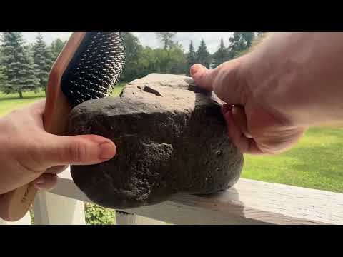 ASMR | Giving A Rock A Haircut