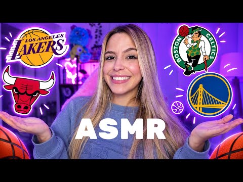 ASMR SUSSURRANDO OS MAIORES TIMES DO BASQUETE 🏀🤫