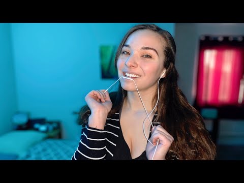 ASMR | Mic Nibbling and Inaudible Whispering | Mouth Sounds