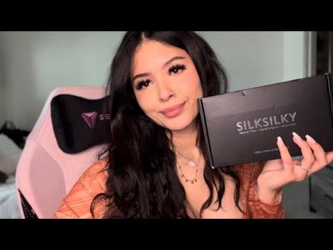 ASMR | unboxing silksilky with me💕