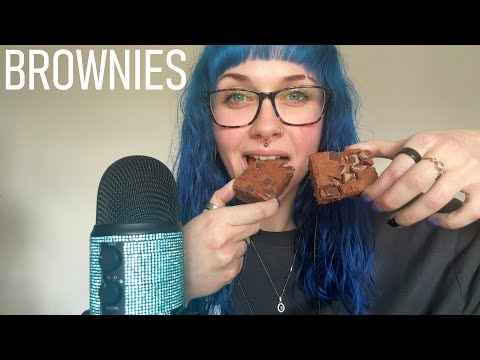 ASMR Eating Brownies (Chewy Eating Sounds)