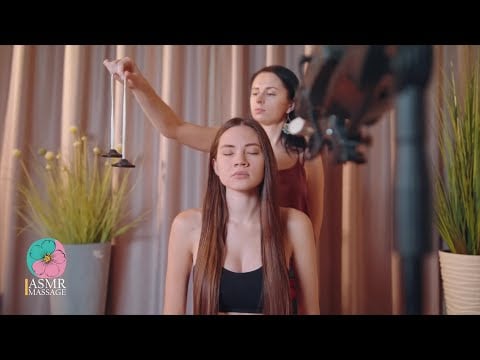 Workplace Relaxation ASMR Massage with Tools