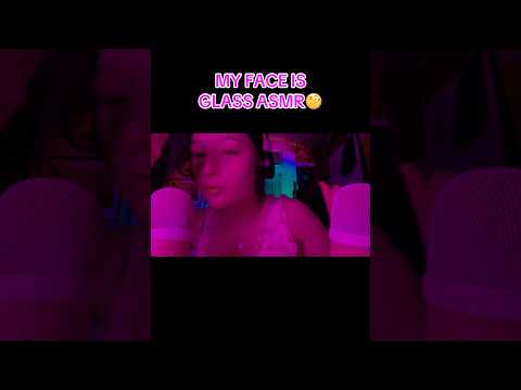 ASMR- My Face Is Glass 🧐 #asmrshorts #asmrsounds #mouthsoundasmr #fypシ #tappingsounds