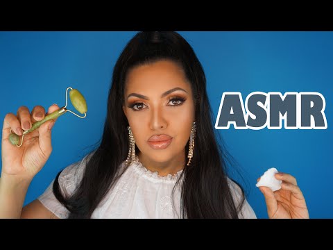 ASMR Limpeza de Pele e Yoga Facial #Sussurros