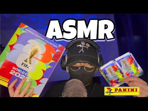 ASMR Français • OUVERTURE POCHETTES DE LA COUPE DU MONDE 2026 PANINI ! 😴💤