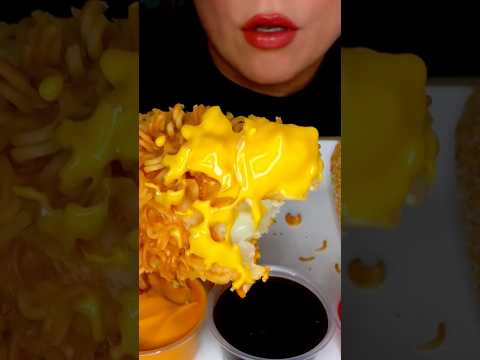 RAMEN KOREAN CORN DOG #asmr #korean #corndog #food #shorts