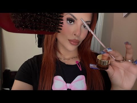 ASMR Spa Facial Roleplay ✨ Dermaplaning, Eyebrow Shaping & Skincare 🫧