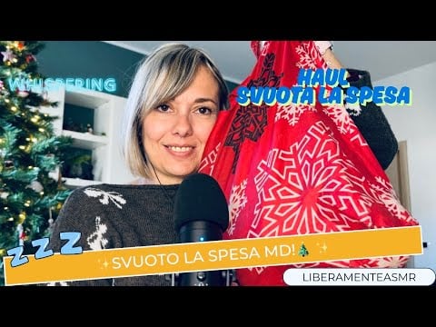 Asmr ita Whispering Haul ✨Svuota la spesa con Me! MD Edition! ✨