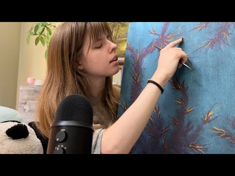 Gentle Tracing ASMR with Unintelligible / Inaudible Whispering 🤫 Mouth sounds, makeup tracing, etc!