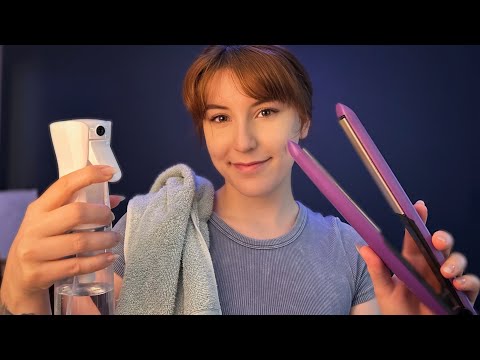 A Relaxing ASMR Haircut + Skincare Treatment