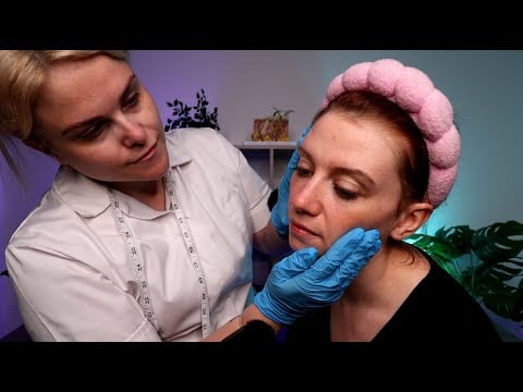 A Relaxing Real Person ASMR Skin Assessment