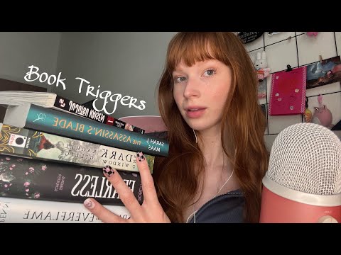 ASMR | Book Tapping, Tracing, Gripping + Whispers