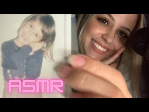 ASMR MOSTRANDO FOTOS DA MINHA INFÂNCIA