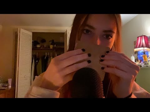 asmr—trigger assortment and saying whatever comes to mind 