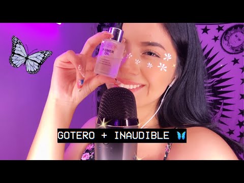 ✨Inaudible + gotero✨ | ASMR en español | Andrea ASMR 🦋