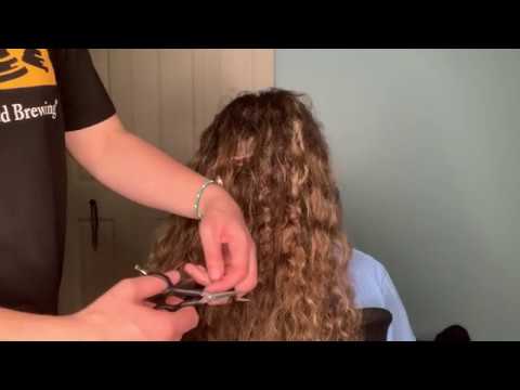 ASMR real haircut (with my sister again)