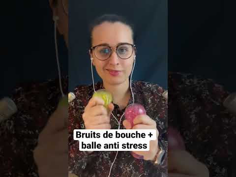 ASMR BRUITS DE BOUCHE + BALLE ANTI STRESS 👄