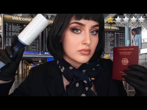 ASMR Am schlechtesten bewerteter Flug ✈️ Flight Attendant Roleplay | TSA Pat Down | Worst Reviewed