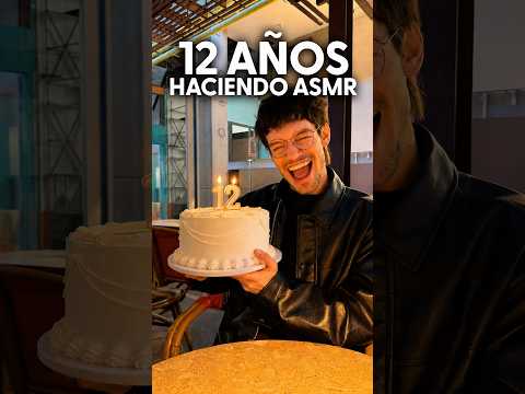 CUMPLO 12 Años haciendo ASMR #asmr #asmrsounds #molasmr #aniversario