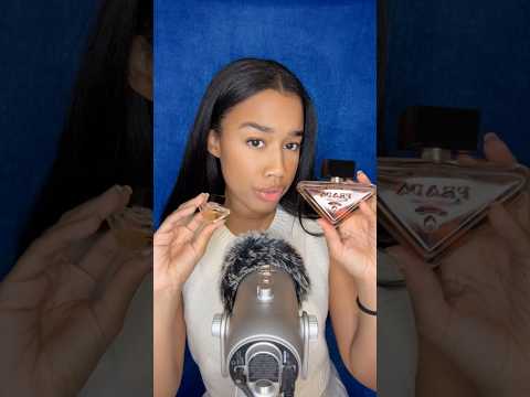 ASMR Full-size Vs. Mini Perfume #asmr #shorts #asmrsounds #shortvideo #youtubeshorts #asmrvideo