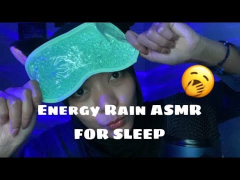 ASMR — ENERGY RAIN ☂️☔️ (Tapping,Plucking,FluffyMic)