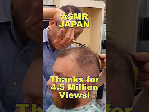 💈✂️🇯🇵 ASMR Barber Baikadou - The Classic Japanese Barber #short #asmr #barbershop  #asmrhaircut