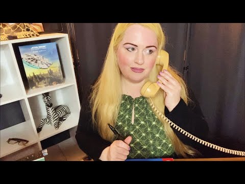 ASMR Travel Agency Role Play.. Booking Your Vacation. 🏝️🌴🥥