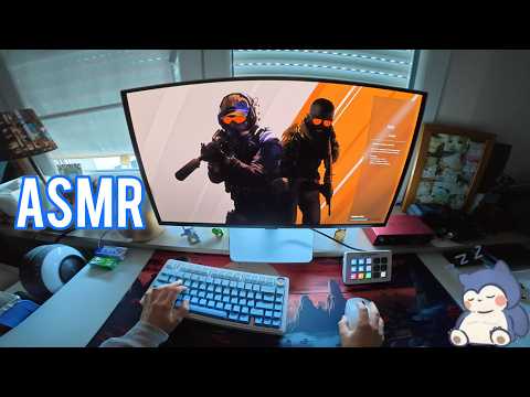 ASMR CS2 POV gameplay (keyboard sounds + mouth sounds)