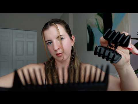 ASMR | Pampering You *country accent* (skincare, water globes, hair clipping) personal attention