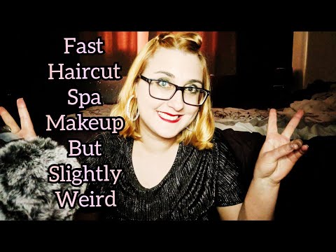 Fast & Semi Aggressive Haircut, Spa & Makeup Roleplay!!