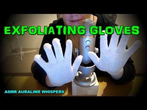 ASMR | EXFOLIATING GLOVES SOUNDS (No Talking)