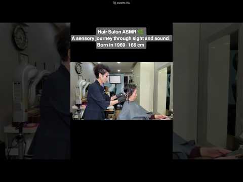 미용실ASMR 시각과청각의 활성화 # 밝은 흙갈색Hair salon ASMR visual and auditory activation # Light soil brown