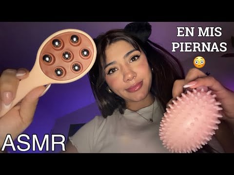 ASMR EN MIS PIERNAS ❤️/ TE DUERMO EN 2 MINUTOS (EXTRA RELAJANTE Y SENSUAL)