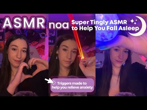 Can’t Sleep? Click here for guaranteed sleep in 15 minutes | ASMR for stress relief 💕| live #253