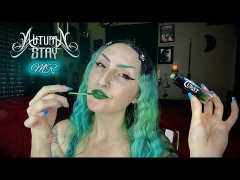 ASMR | GOTH GIRL GRWM | MAKEUP & SOFT SPOKEN #asmr #gothbeauty #asmrtriggers #curstkosmetics