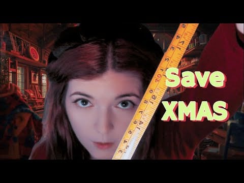 ASMR Fixing Santa's Broken Sleigh 🛷 (in time?) | Mechanic Roleplay, Tools, Personal Attention