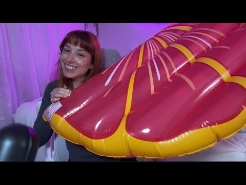 Inflatable ASMR ! Tapping, Scratching, Inflating & Deflating 