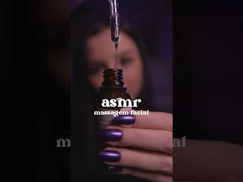 Você vai relaxar em 1 minuto com essa massagem facial (asmr)