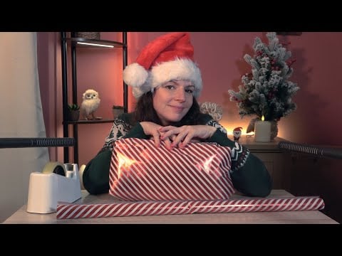 ASMR Gift Wrapping - Lots of Crinkles