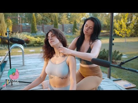 ASMR Outdoor Massage with Gentle Touch