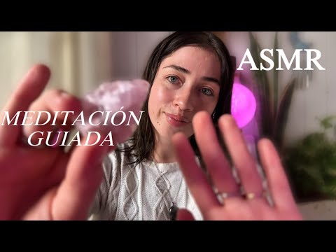 ASMR - Meditacion guiada 🧘🏻‍♀️💤😴 relajacion fisica y mental 💫🌿🌙