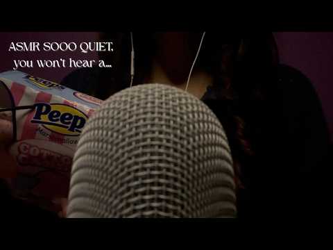 ASMR SO QUIET, you won’t hear a peep pt.7 (VERY QUIET tapping, scratching, crinkles & whispering)