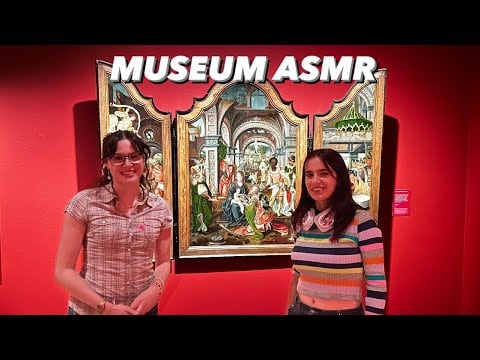 ASMR at a MUSEUM 🖼️🏺👩‍🎨 (Landscape ASMR + Real Life Tapping)