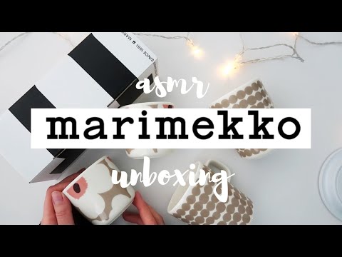 ASMR suomi - MARIMEKKO unboxing & esittely, Life in Finland